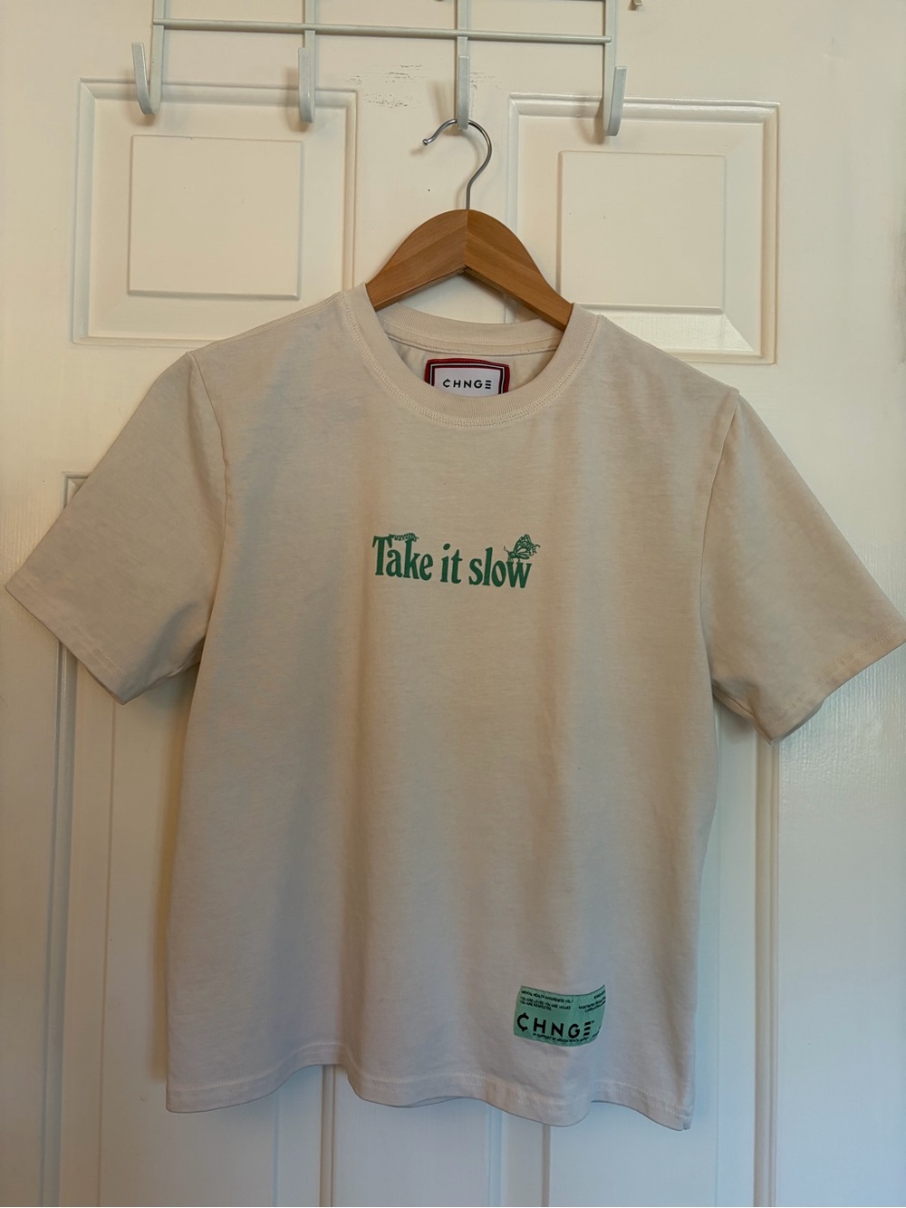 CHNGE Take It Slow Mental Health Organic Cotton Graphic Tee XS